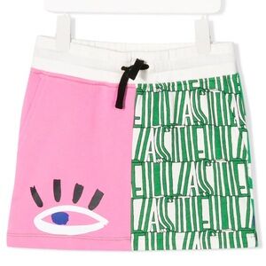 Stella McCartney Pink and Green Graphic Sweatpants